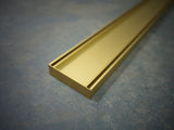 Brushed Brass Gold Tile Insert DIY Aluminium Grate Kit