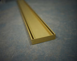 Brushed Brass Gold Tile Insert DIY Aluminium Grate Kit