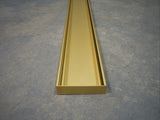 Brushed Brass Gold Tile Insert DIY Aluminium Grate Kit